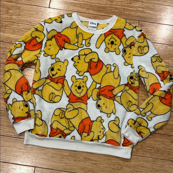 Disney Yellow and Black Winnie the Pooh Top Women’s Small - Picture 1 of 7